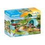 Camping langa rau